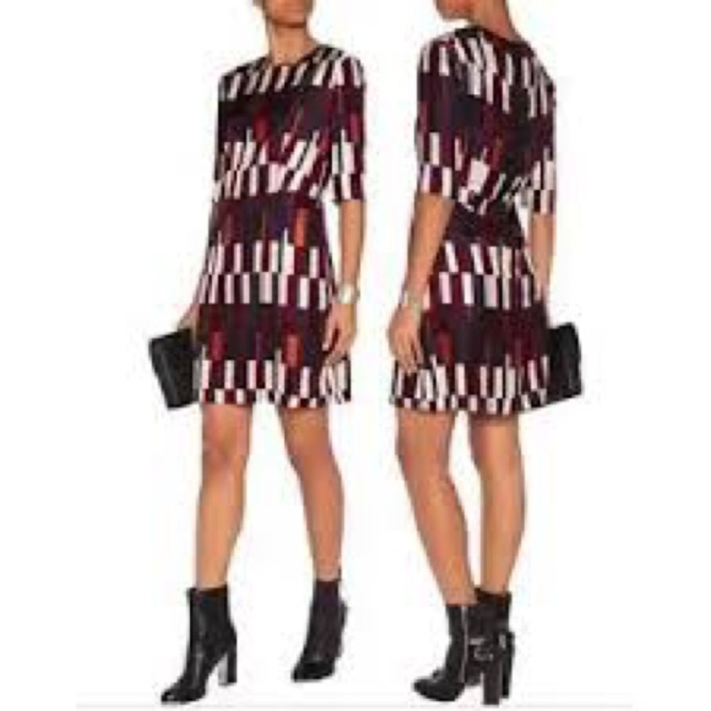 Rag & Bone Bus Seat Anne Print Silk Dress - Picture 2 of 8